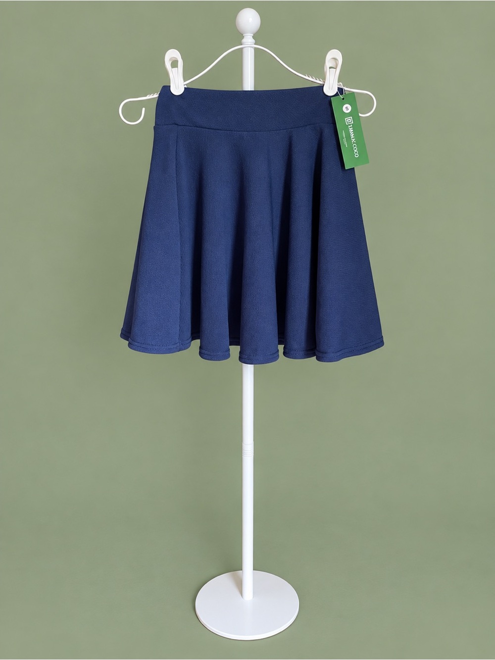 Urban CoCo Navy Blue Flared Skater Skirt NWT